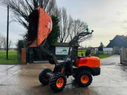 AUSA WD1-10 4WD HIGH TIP DUMPER *YEAR 2015, 1594 HOURS* C/W ROLE BAR *VIDEO*