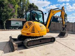 JCB 8065 TRACKED EXCAVATOR *ZERO SWING, YEAR 2009* C/W BUCKET *VIDEO*