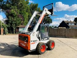 BOBCAT S510 SKIDSTEER *YEAR 2013, 2142 HOURS* C/W BUCKET & PALLET TINES *VIDEO*