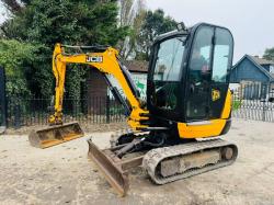 JCB 8026 TRACKED EXCAVATOR *YEAR 2017, ONLY 3094 HOURS* C/W QUICK HITCH *VIDEO*