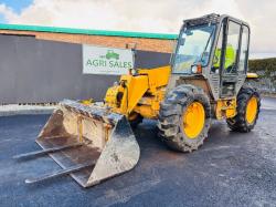 JCB 525-58 TELEHANDLER C/W BUCKET AND TINES*VIDEO*