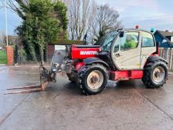 MANITOU MT1135 4WD TELEHANDLER *YEAR 2014* C/W PALLET TINES *VIDEO*