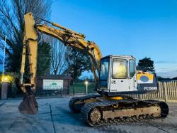 KOMATSU PC150HD TRACKED EXCAVATOR C/W BUCKET *VIDEO*