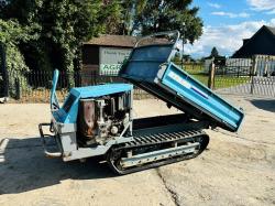 HANIX RTD100 TRACKED DUMPER C/W DROP SIDE BODY *VIDEO*