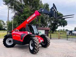 MANITOU MT733 4WD TELEHANDLER *YEAR 2022, ONLY 2254 HOURS* C/W TINES *VIDEO*