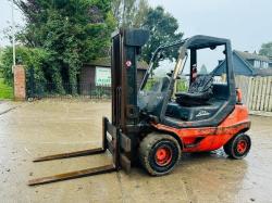 LINDE H30D-03 DIESEL FORKLIFT *CONTAINER SPEC* C/W PERKINS ENGINE *VIDEO*