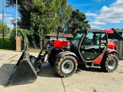 MANITOU MLT629 4WD TELEHANDLER *AG-SPEC, YEAR 2014* C/W BUCKET *VIDEO*