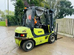 CLARK 30D DIRSEL FORKLIFT *CONTAINER SPEC* C/W SIDE SHIFT *VIDEO*