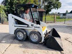 BOBCAT 543 SKIDSTEER *3770 HOURS* C/W BUCKET *VIDEO*