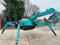 MAEDA MC-285C TRACKED SPIDER CRANE *1417 HOURS* C/W REMOTE CONTROL *VIDEO'S*