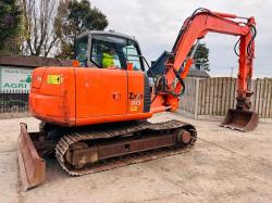 HITACHI ZAXIS 80SBLC TRACKED EXCAVATOR C/W QUICK HITCH BUCKET *VIDEO*