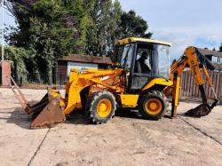 JCB 2CX 4WD BACKHOE DIGGER C/W 4 WHEEL STEER & EXTENDING DIG *VIDEO*