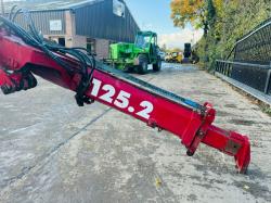 ATLAS TEREX 125.2 CRANE C/W PUSH OUT BOOM & SUPPORT LEGS *VIDEO*