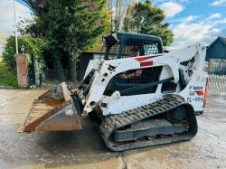 BOBCAT T650 TRACKED SKIDSTEER HIGH LIFT *YEAR 2017, 4838 HOURS* C/W BUCKET *VIDEO*