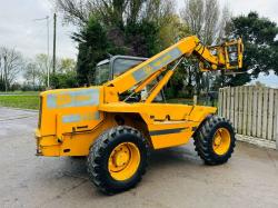 JCB 520 4WD TELEHANDLER C/W 4 WHEEL STEER & PALLET TINES 