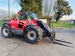 MANITOU 634-120 4WD TELEHANDLER *AG-SPEC* C/W PICK UP HITCH *VIDEO*