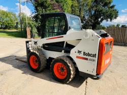 BOBCAT S510 SKIDSTEER *YEAR 2013, 2142 HOURS* C/W BUCKET & PALLET TINES *VIDEO*