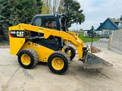 CATERPILLAR 246D SKIDSTEER *YEAR 2017, 2548 HOURS* C/W BUCKET *VIDEO*