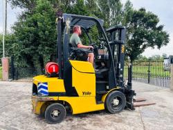 YALE GLP35VX FORKLIFT *YEAR 2018, HIGH RISED CABIN* C/W TINE POSITIONER *VIDEO*