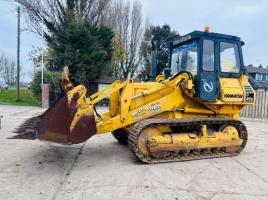 KOMATSU D41S-8 TRACKED DROTT C/W THREE IN ONE BUCKET *VIDEO*