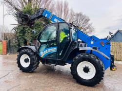 NEW HOLLAND LM742 4WD TELEHANDLER *AG-SPEC, ONLY 4441 HOURS* C/W TINES *VIDEO*