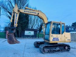 KOMATSU PC60 TRACKED EXCAVATOR *C/W BUCKET*VIDEO*