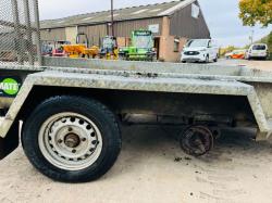 KNOTT TWIN AXLE PLANT TRAILER C/W LOADING RAMP *SPARES & REPAIRS*