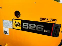 JCB 526-56 4WD TELEHANDLER *YEAR 2009, AG-SPEC* C/W PICK UP HITCH *VIDEO*