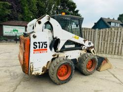 BOBCAT S175 HIGH LIFT SKIDSTEER *HIGH FLOW* C/W BUCKET *VIDEO*