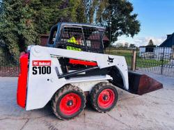 BOBCAT S100 SKIDSTEER *YEAR 2014, 1510 HOURS* C/W BUCKET *VIDEO*