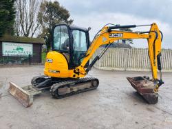 JCB 8035 TRACKED EXCAVATOR *YEAR 2018, 3937 HOURS* 3 X BUCKET'S 