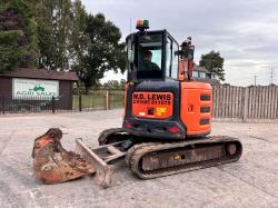 HITACHI ZX48U-5A EXCAVATOR *ZERO SWING, YEAR 2018* C/W 3 X BUCKET'S *VIDEO*