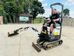 BOBCAT E10Z TRACKED EXCAVATOR *YEAR 2019, 2926 HOURS* C/W EXPANDING TRACKS *VIDEO*