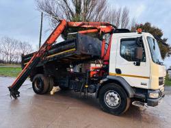 DAF LF55.220 4X2 TIPPER LORRY C/W ATLAS 92.2 CRANE *VIDEO*