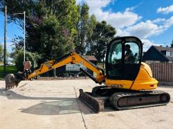 JCB 8065 TRACKED EXCAVATOR *ZERO SWING, YEAR 2009* C/W BUCKET *VIDEO*