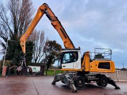 LIEBHERR LH30 HIGH RISE CABIN SCRAP HANDLER *YEAR 2016* C/W MAGNET GEAR *VIDEO*