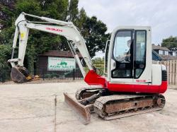 TAKEUCHI TB150C TRACKED EXCAVATOR C/W FRONT BLADE *VIDEO*