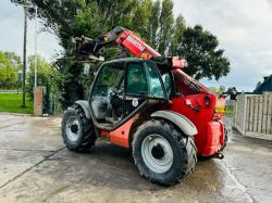 MANITOU MLT634-120 4WD TELEHANDLER *AG-SPEC* C/W PICK UP HITCH *VIDEO*