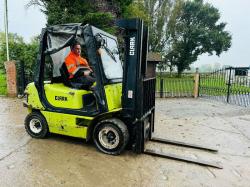 CLARK 30D DIRSEL FORKLIFT *CONTAINER SPEC* C/W SIDE SHIFT *VIDEO*