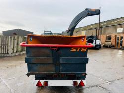  FORST ST8 SINGLE AXLE WOOD CHIPPER *VIDEO*