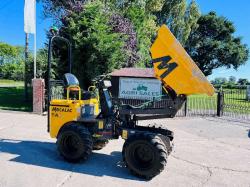 MECALAC TA1 1 TON HIGH TIP DUMPER YEAR 2018 C/W ROLE BAR *VIDEO*