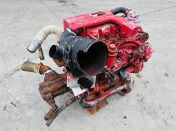 KUBOTA K25548 90BHP 4 CYLINDER DIESEL ENGINE C/W PUMP 