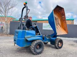 THWAITES 3 TONNE SWIVEL TIP DUMPER