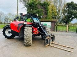 MANITOU MLT635-140+ 4WD TELEHANDLER *YEAR 2019, AG-SPEC* C/W PICK UP HITCH *VIDEO*