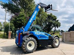 NEW HOLLAND LM6.35 4WD TELEHANDLER *YEAR 2017, 4851* C/W PALLET TINES *VIDEO*