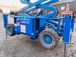 SKYJACK SJ 6832RT 4X4 SCISSOR LIFT *YEAR 2012, 1267 HOURS* C/W KUBOTA ENGINE 