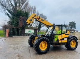 CAT TH330B TELEHANDLER *C/W PALLET TINES*4WD*9843 HOURS*