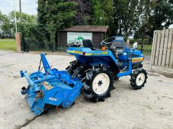 ISEKI LANDHOPE 145 4WD TRACTOR *ONLY 825 HOURS* C/W ROTOVATOR *VIDEO*