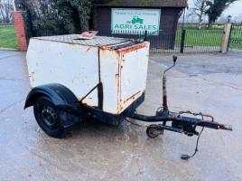 TOWABLE SINGLE AXLE COMPRESSOR C/W YANMAR DIESEL ENGINE 