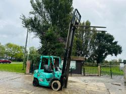 MITSUBISHI FD25 DIRSEL FORKLIFT C/W SIDE SHIFT *VIDEO*